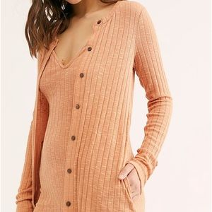Free People Clementine sweater dress set XS NWT